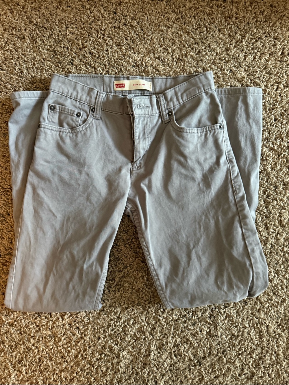 Levi's Slim Jeans in Light Gray